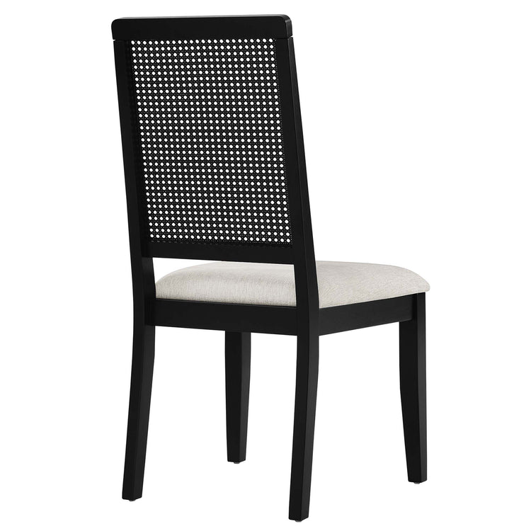 Black Black Heathered Weave Ivory