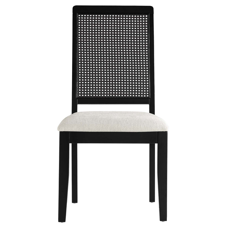 Black Black Heathered Weave Ivory