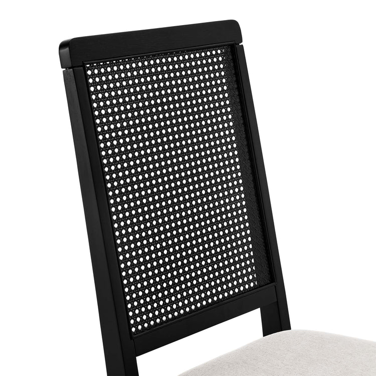 Black Black Heathered Weave Ivory