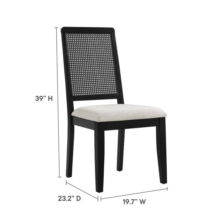 Black Black Heathered Weave Ivory