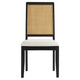 Black Natural Heathered Weave Ivory
