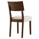 Walnut Heathered Weave Ivory