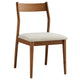 Walnut Heathered Weave Beige