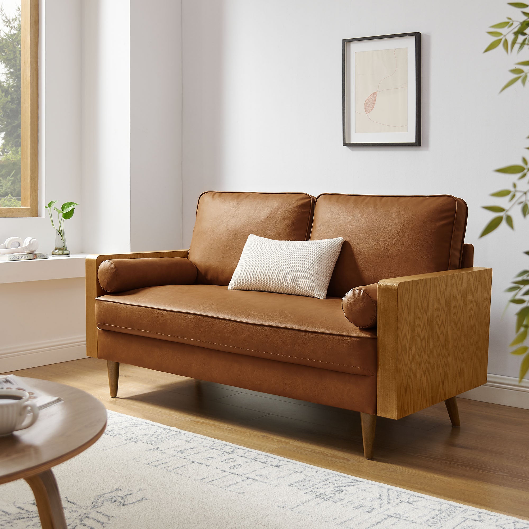 Kellan Vegan Leather Loveseat – Modway