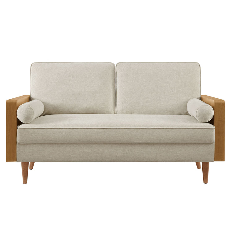 Walnut Heathered Weave Light Beige