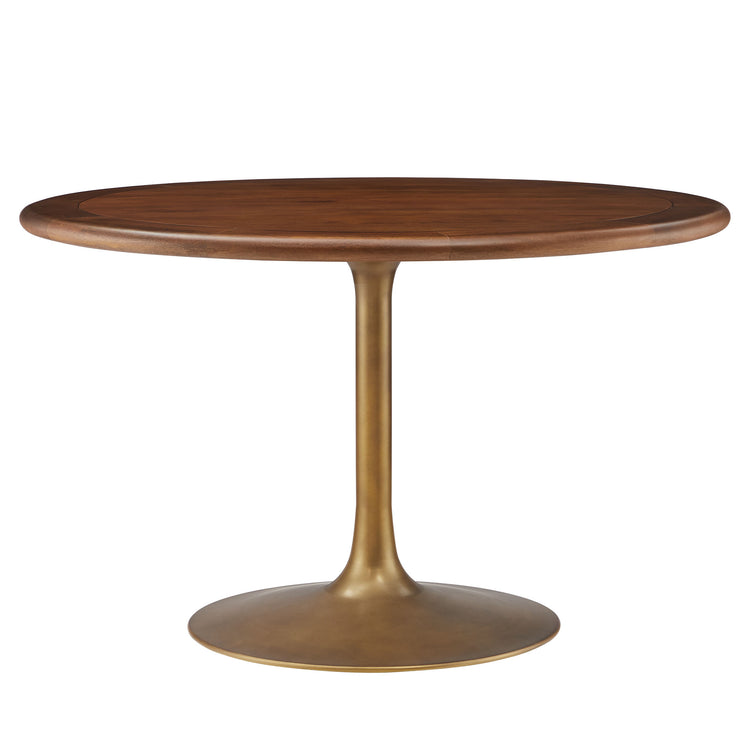 Solid Wood / Brass Walnut