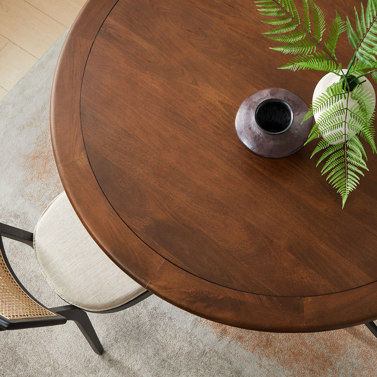 Solid Wood / Brass Walnut