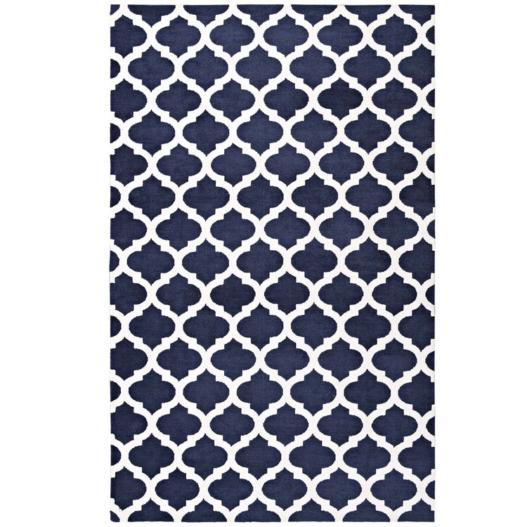 Navy and Ivory / 8x10