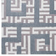 Ivory Light Gray and Sky Blue / 8x10