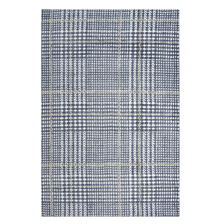 Ivory Cadet Blue and Citron / 5x8
