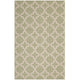 Beige and Light Green / 4x6