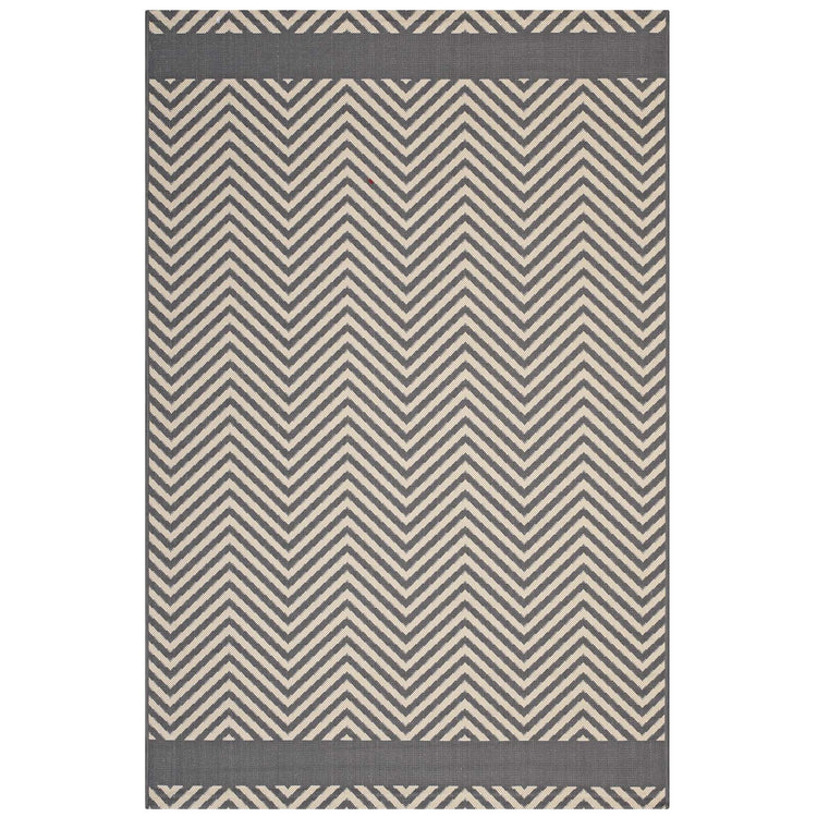Gray and Beige / 5x8