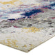 Blue Gray Yellow Ivory Pink / 8x10
