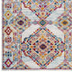 Ivory Blue Orange Yellow Red / 8x10