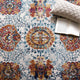Ivory Blue Red Orange Yellow / 5x8
