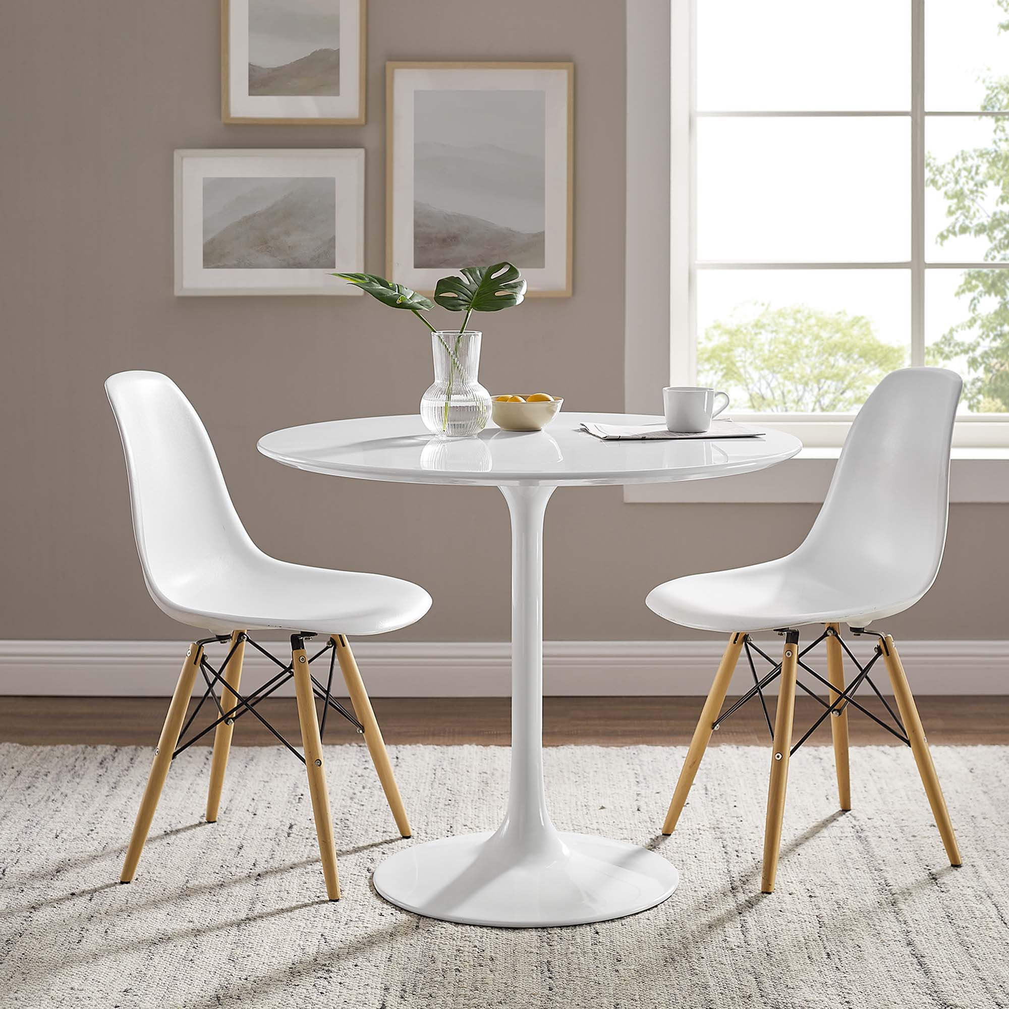 Wood / White