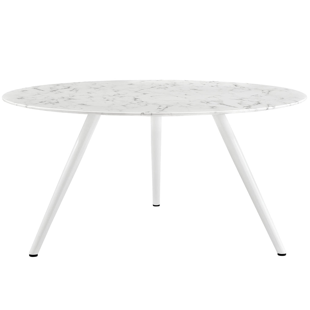 Faux Marble / White