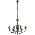 Bountiful Vintage French Pendant Ceiling Light Candelabra Chandelier