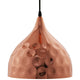 Dimple 11" Bell-Shaped Rose Gold Pendant Light