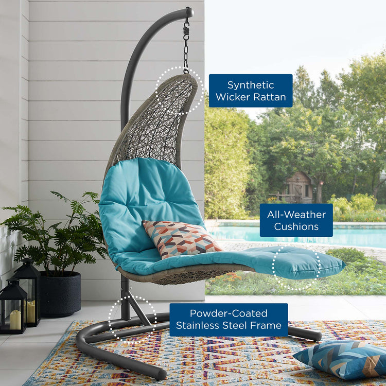 Patio swing lounge chair best sale