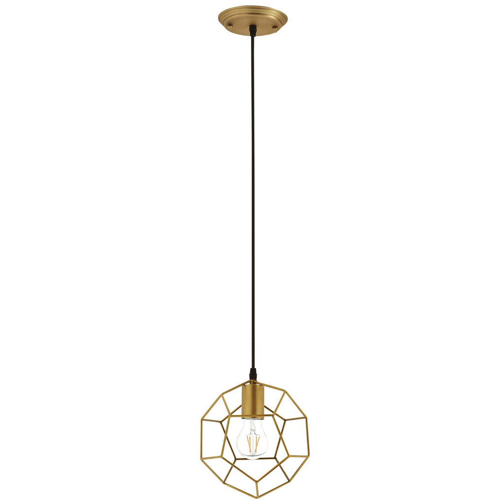 Pique Gold Metal Ceiling Fixture