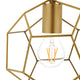 Pique Gold Metal Ceiling Fixture