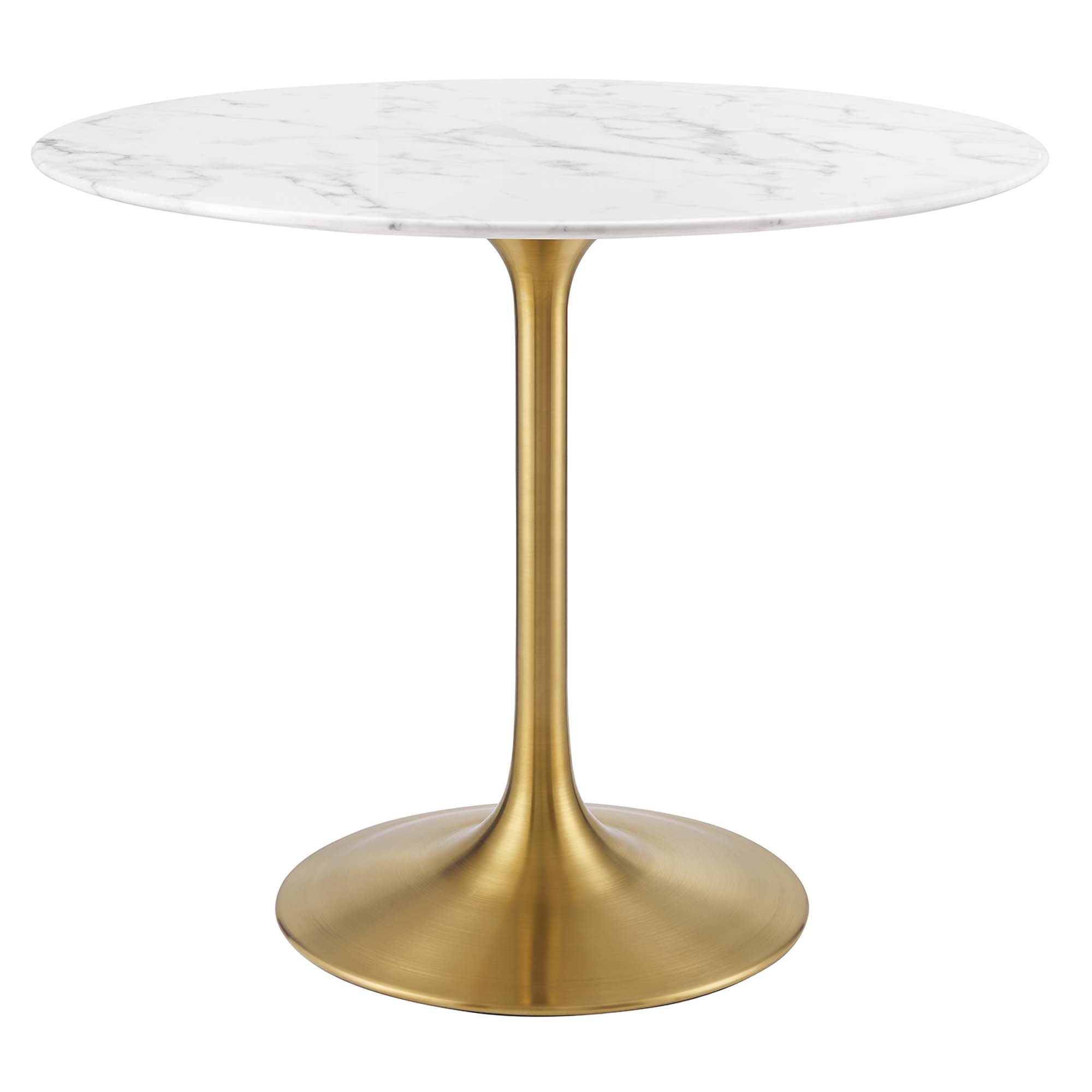 Faux Marble / Gold White
