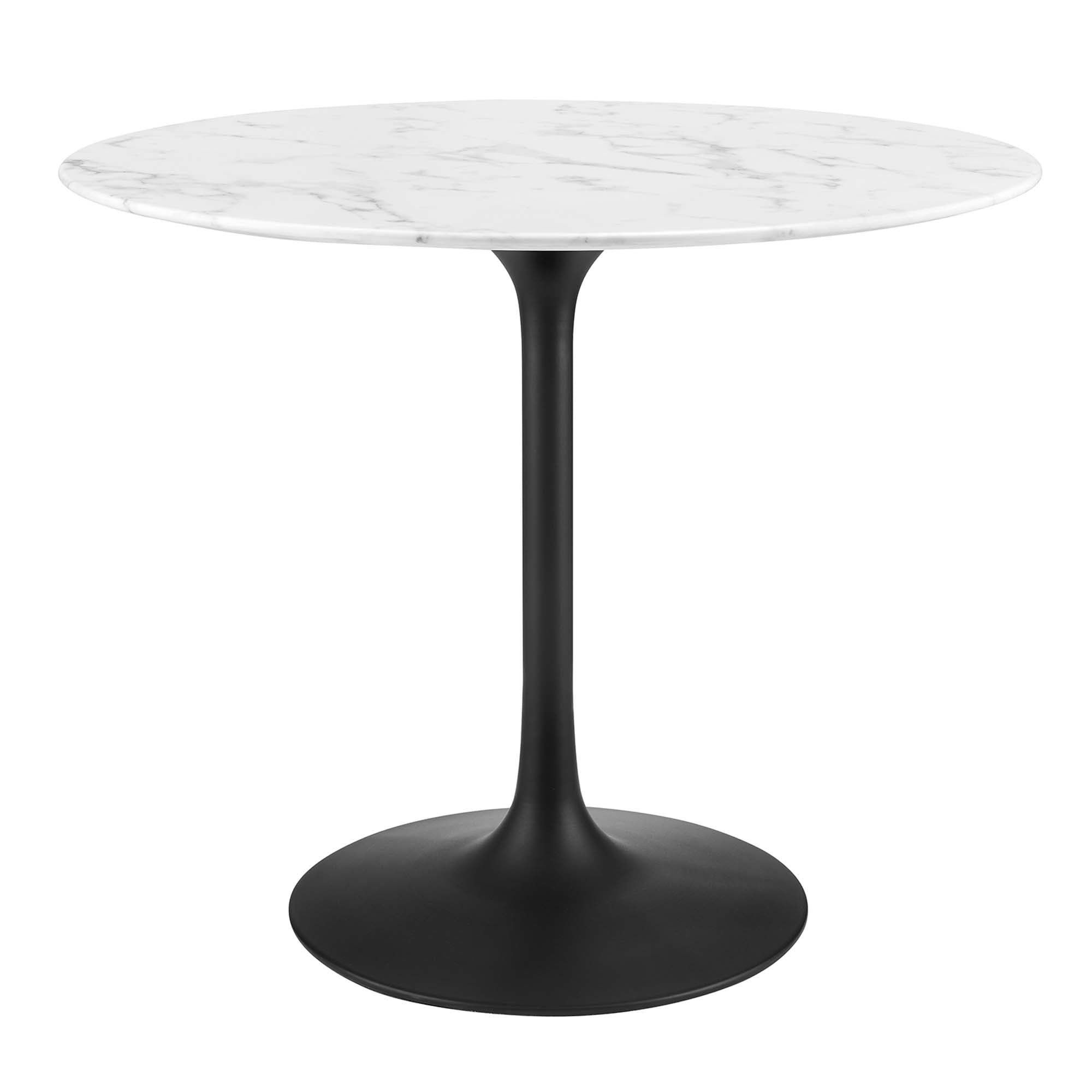 Faux Marble / Black White