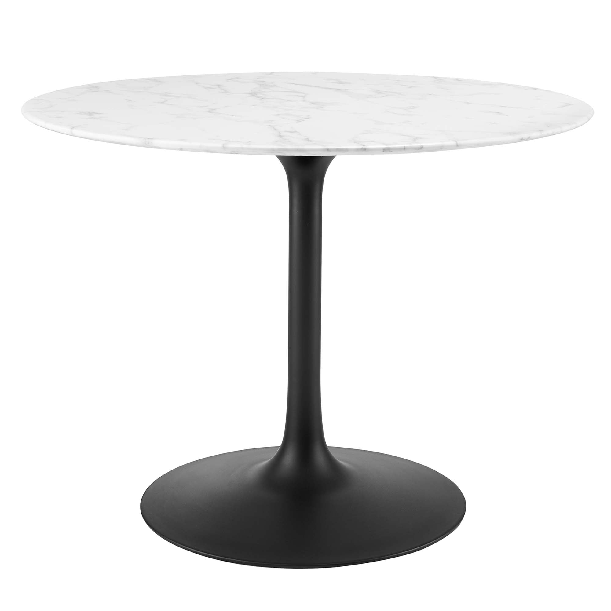 Faux Marble / Black White