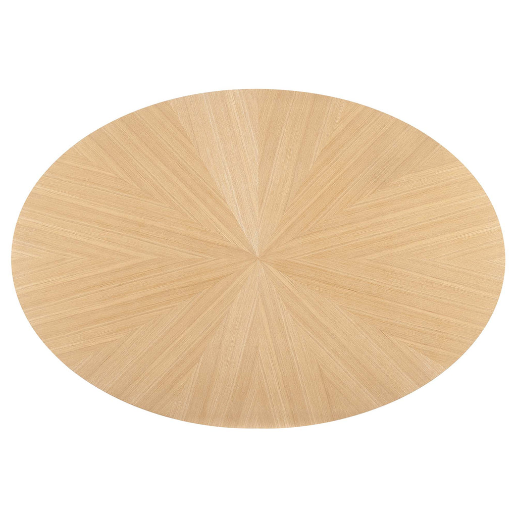 Oak / 63" Oval