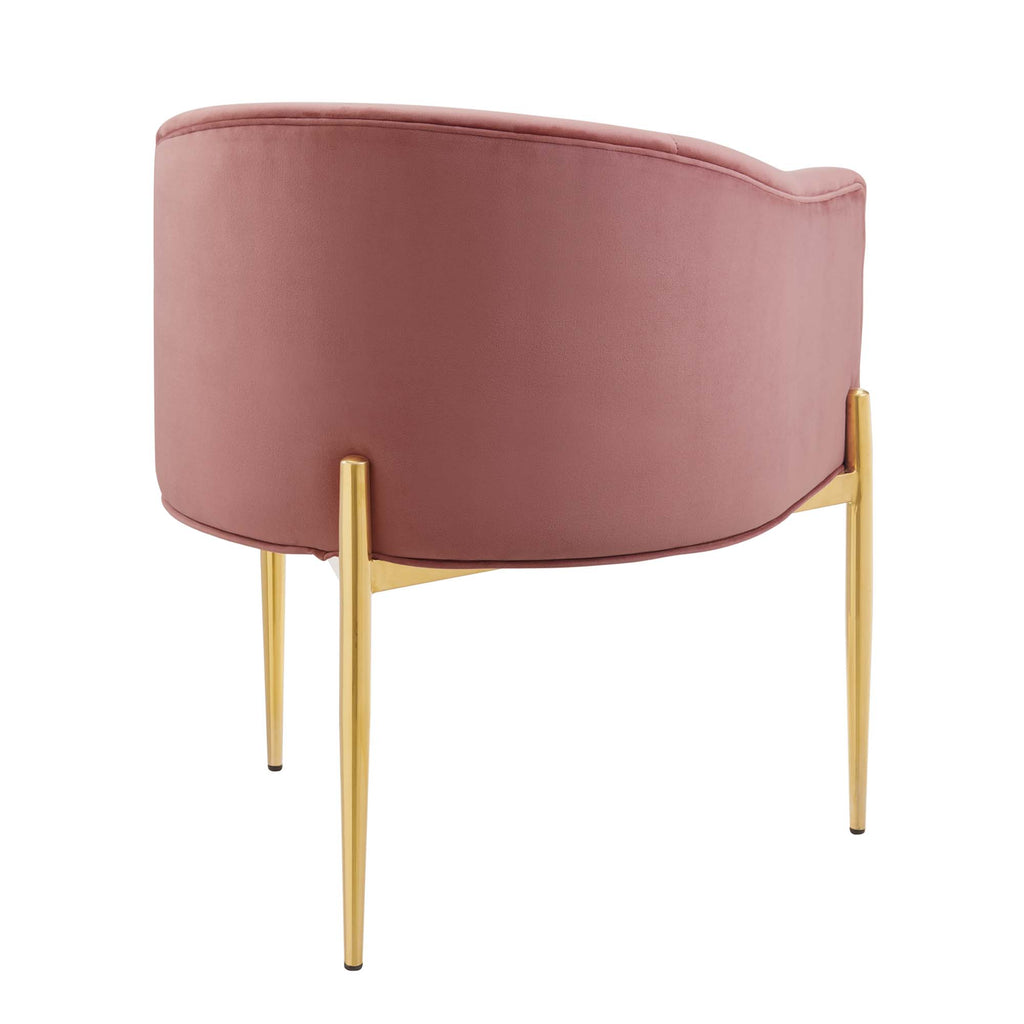 Humpty Chair Savour Tufted Performance Velvet Accent Chair – Modway