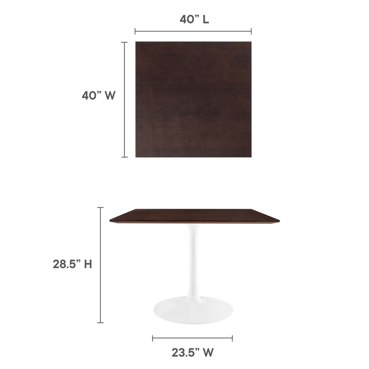 White Cherry Walnut / 40"