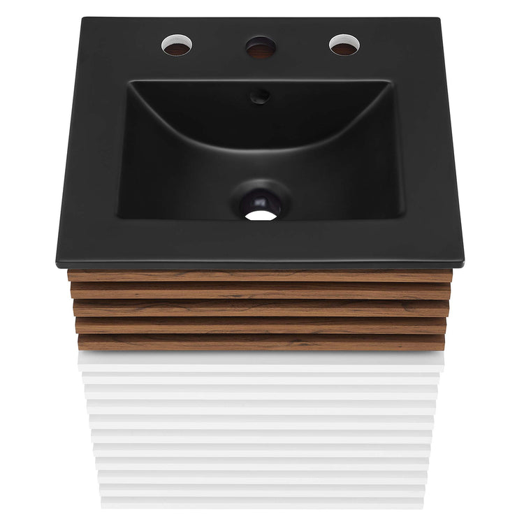 White Walnut Black / 18" 