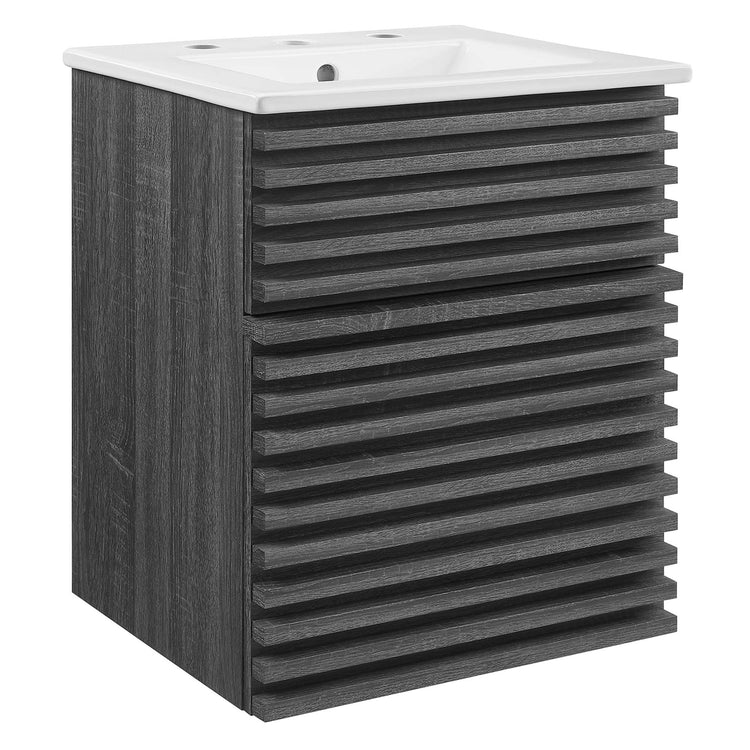 Charcoal White / 18" 