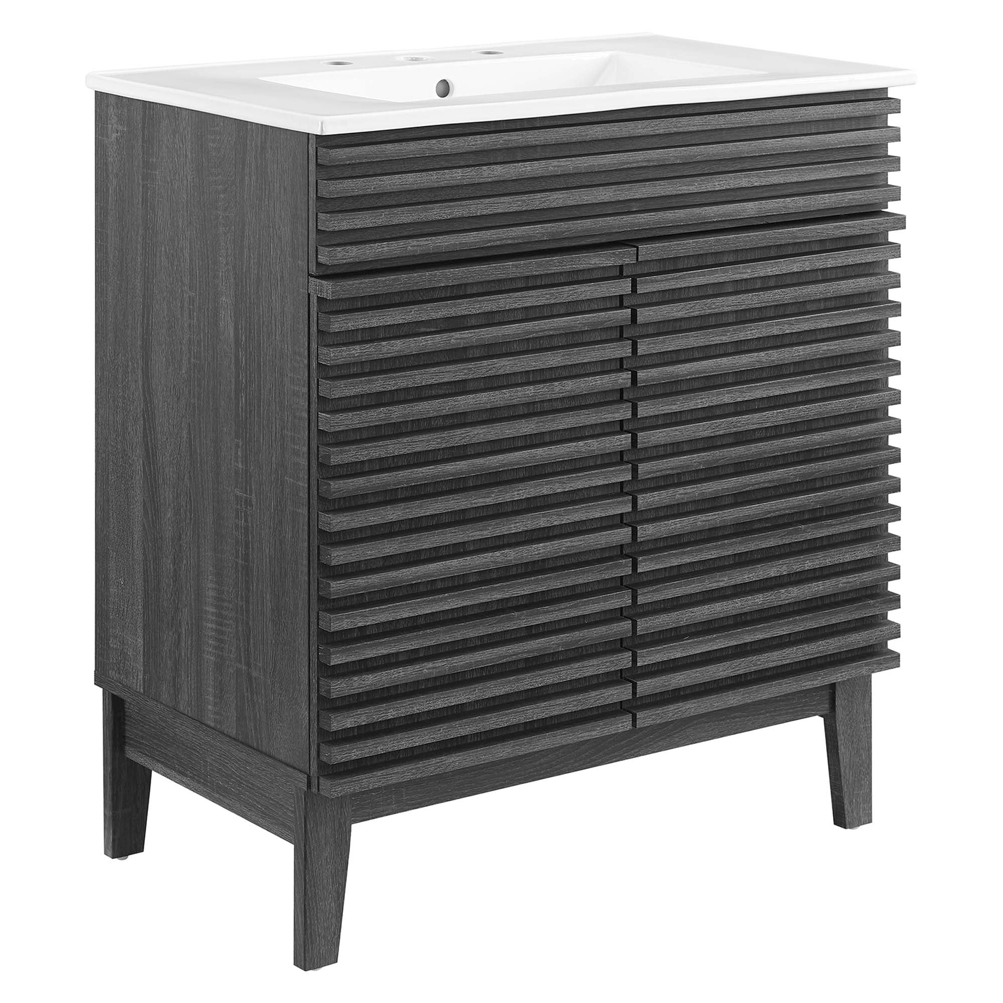 Charcoal White / 30" 