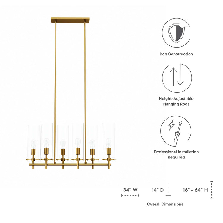 Clear Satin Brass