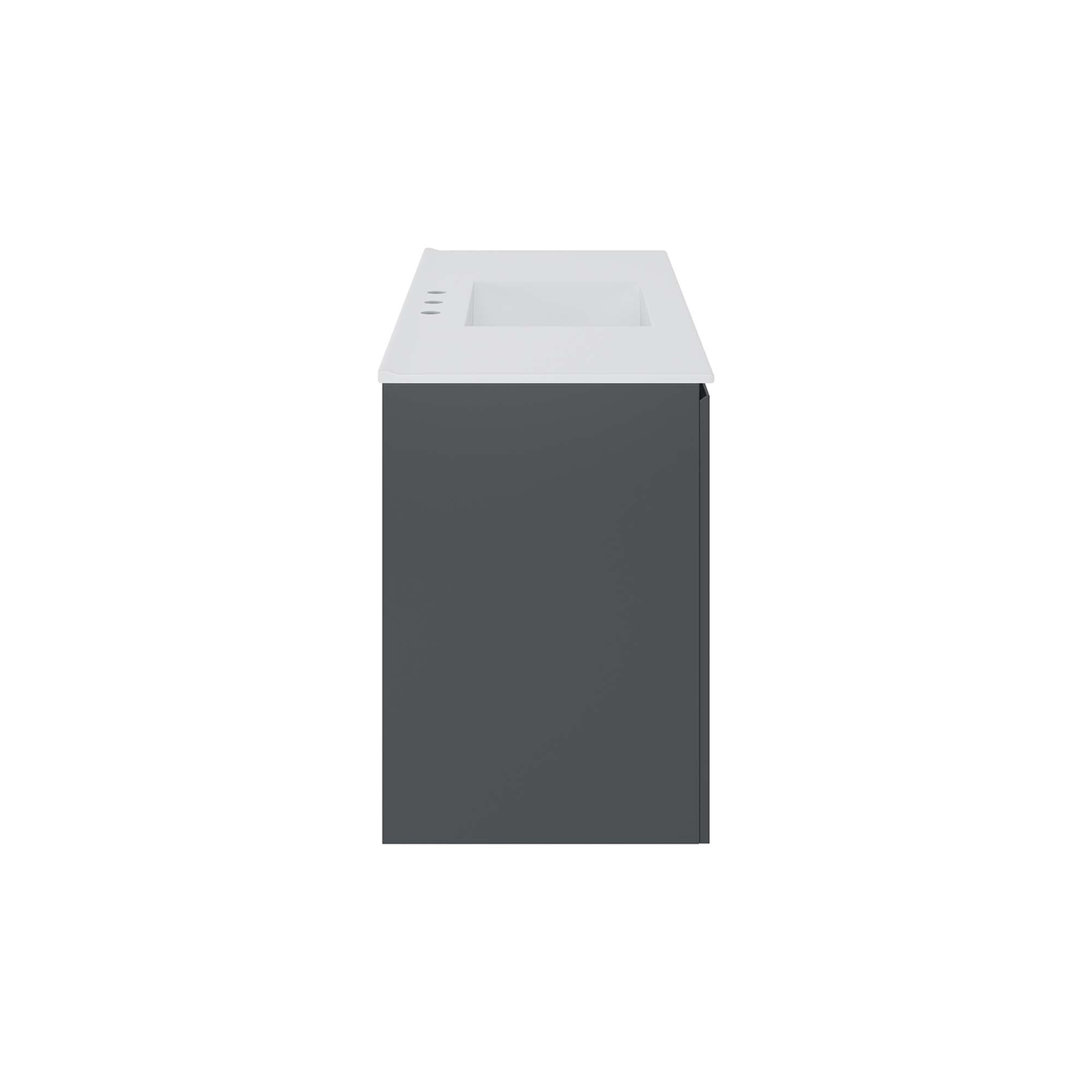 Gray White / 48" Single