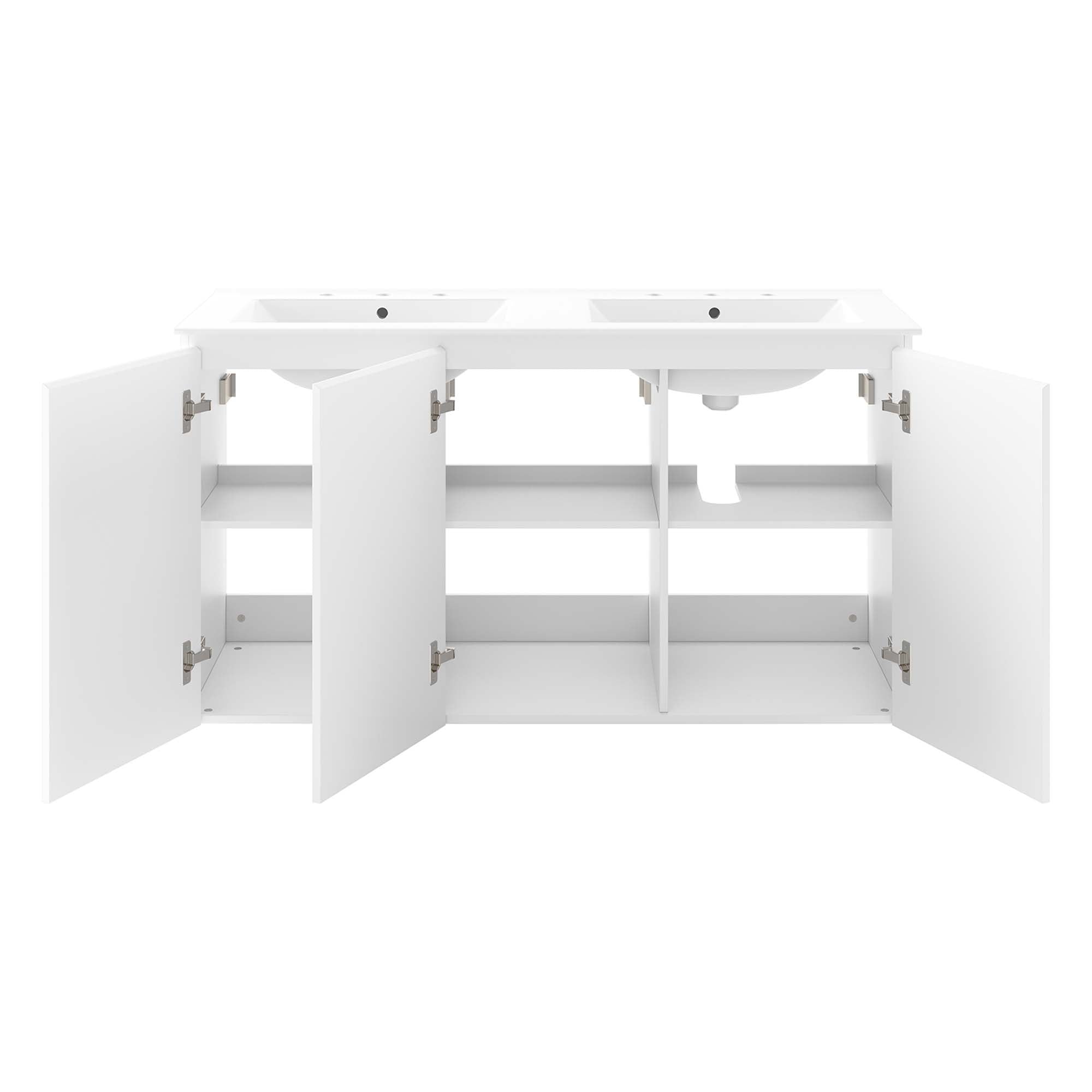 White White / 48" Double