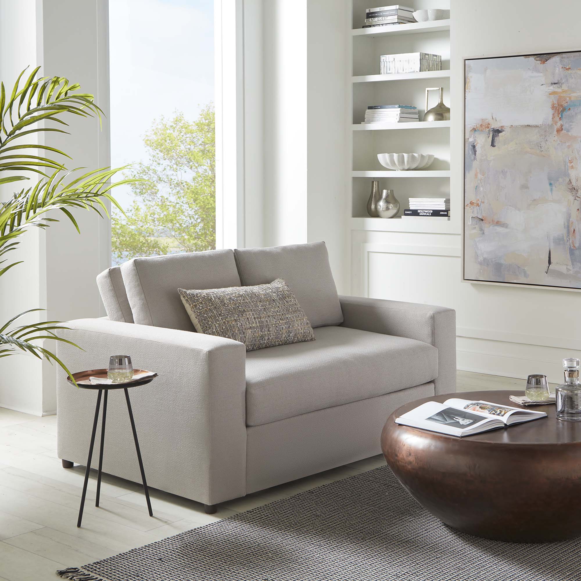 Flint Gray Linen Blend