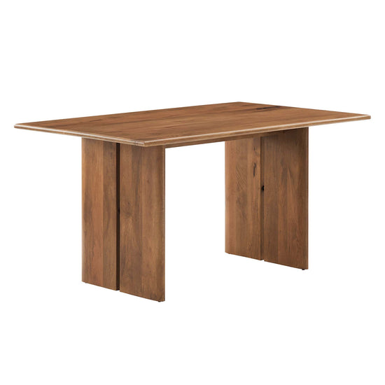 Modway Amistad Solid Wood Modern Farmhouse Rectangular Oak, 60