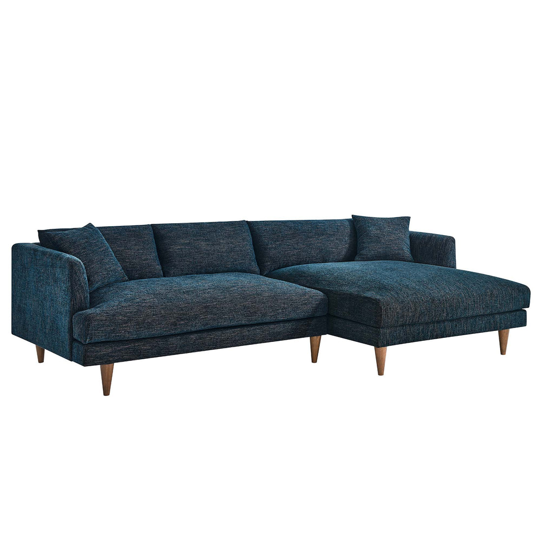 Zoya Right-Facing Down Filled Overstuffed Right Sectional Sofa