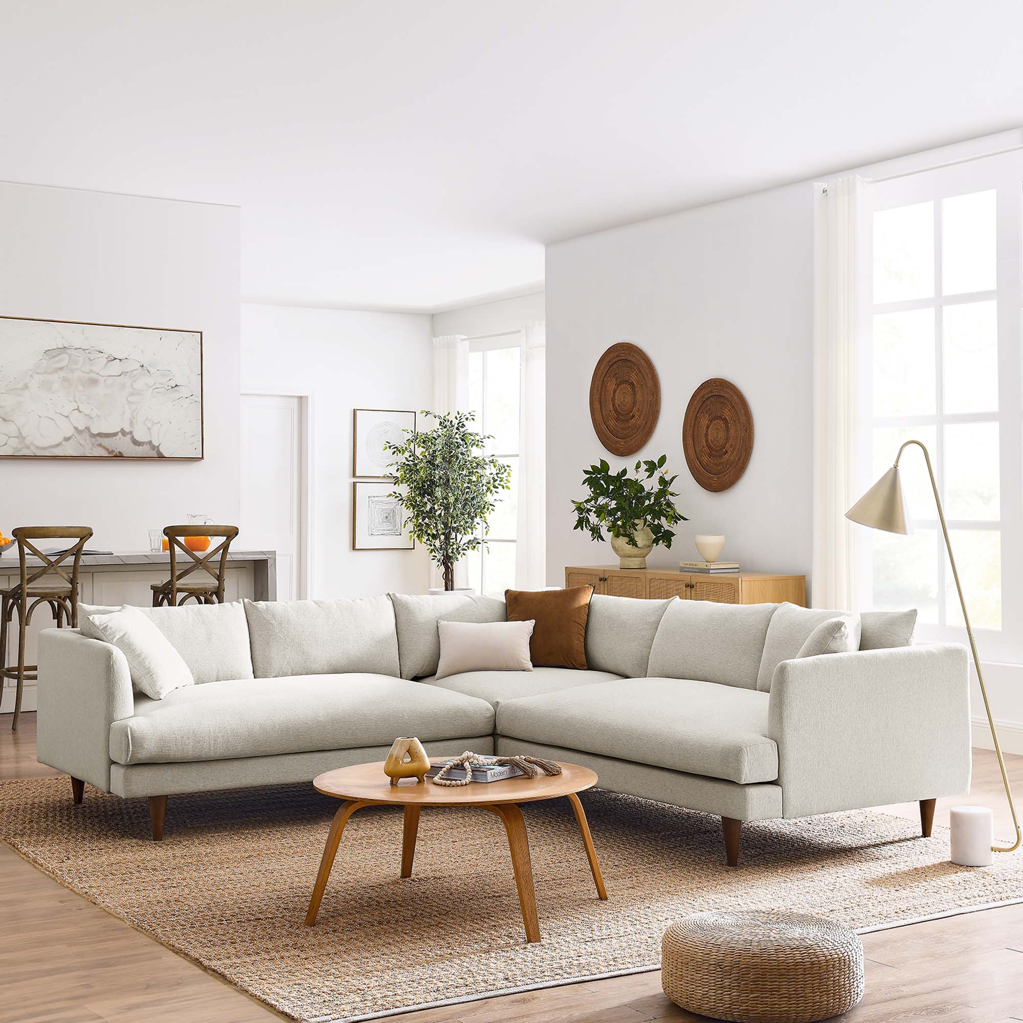 Heathered Weave Ivory