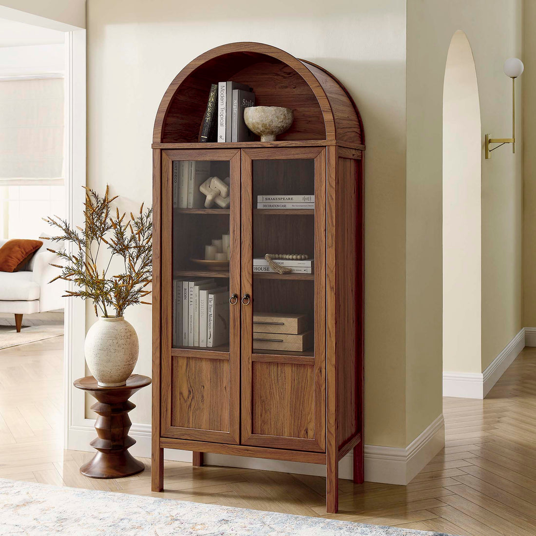 Tessa Tall Arched Storage Display