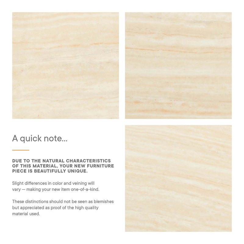 White Travertine / 20"