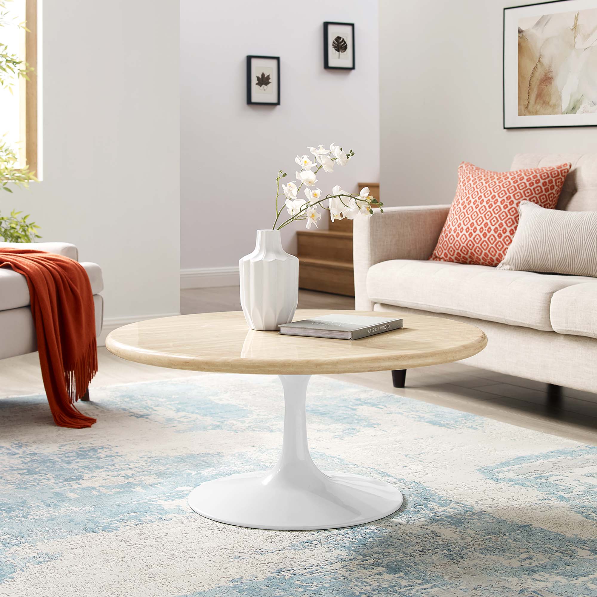 White Travertine / 36"
