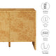 Hudson  40" Burl Wood  Sideboard