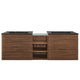 Walnut Black / 62" 