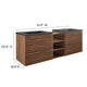 Walnut Black / 62" 