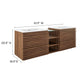 Walnut White / 62" 