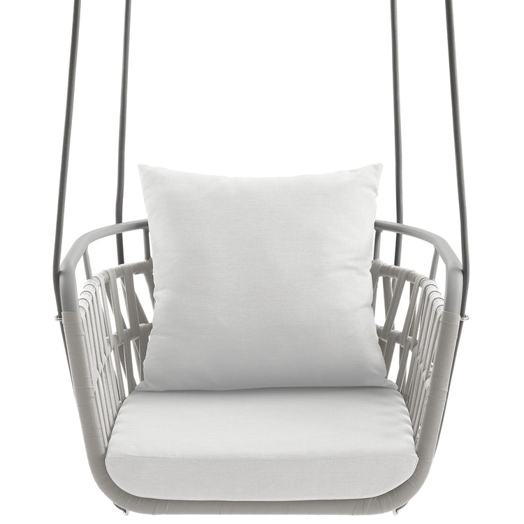 Kaliah Outdoor Patio Aluminum Swing Chair